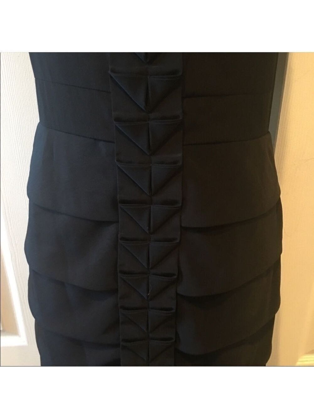BCBG Sweetheart Black Cocktail Dress size 10 HOCO LBD - Picture 3 of 5